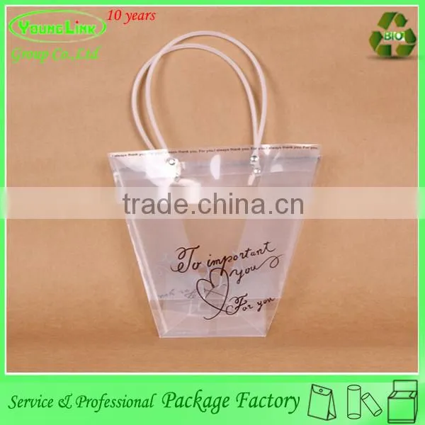 Trendy Personalized factory customied plastic cosmetics make up brush bag