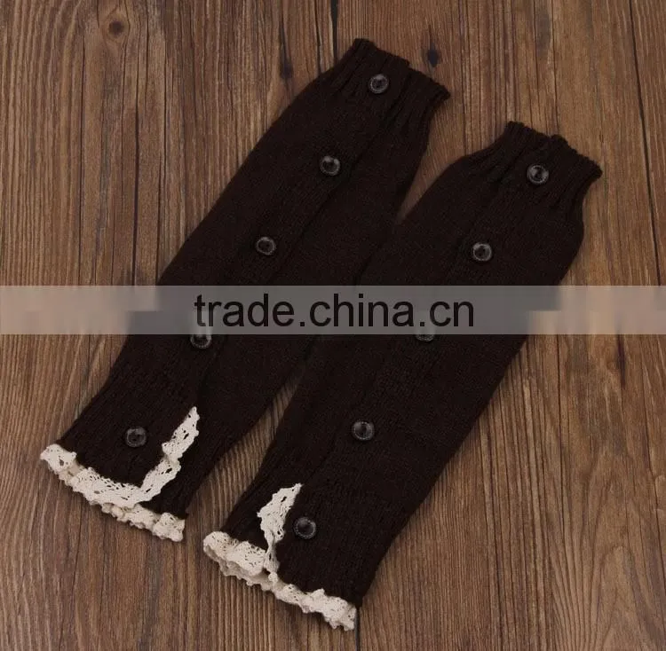 2015 Wholesale Acrylic Crochet Baby Girl Leg Warmers Knitting Leg Warmers For Kid