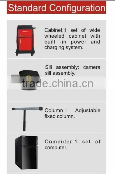 China Factory 3D Wheel alignment machine price with high quality