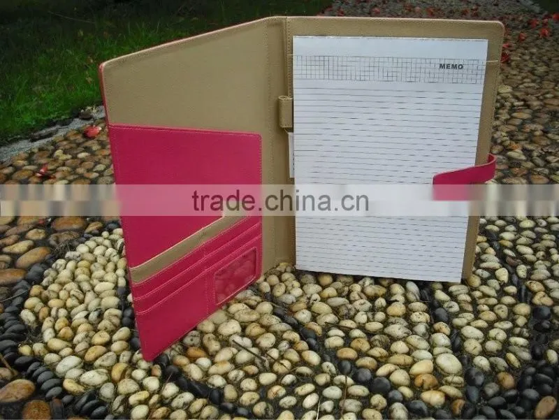 Women Leather Bound Portfolio Folder
