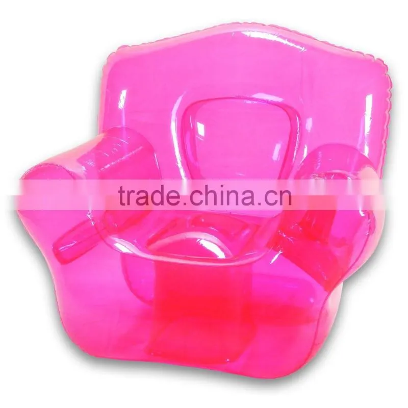 Popular Transparent Inflatable Corner Chair Air Sofa Inflatable Couch for Sale