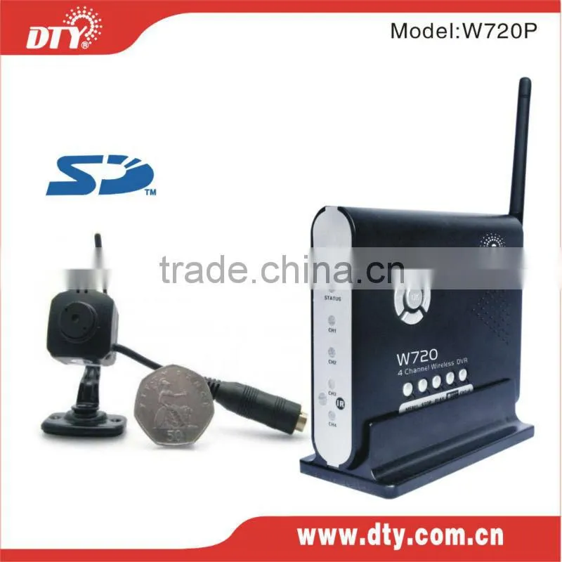 4ch digital wireless home security dvr system, W720