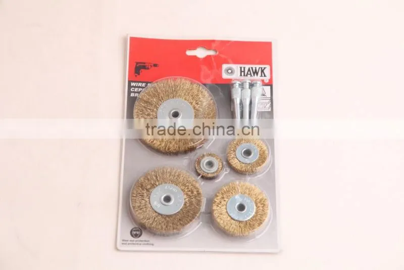 DIY wheel brush sets