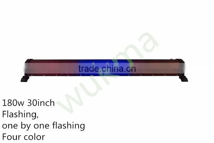 Color led light bar with wireless remote control led light bar, RGB strobe 50" Led light bar