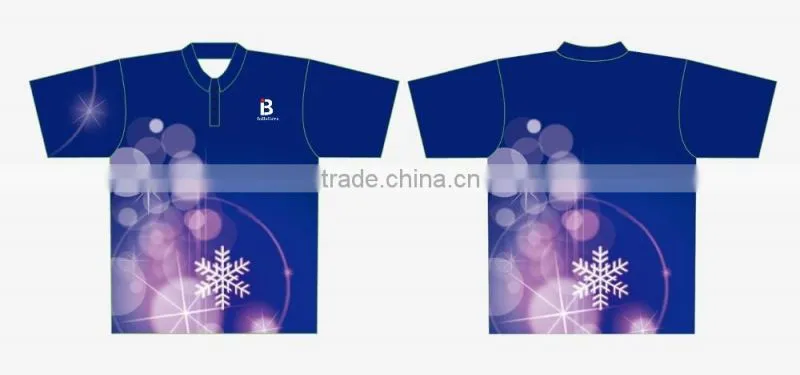 Custom HOT design pique sublimated royal blue polo shirt