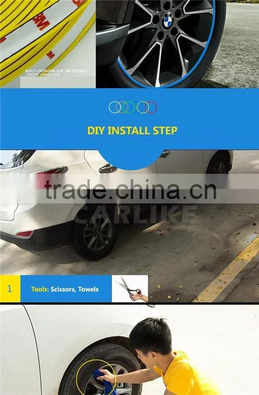 Automobiles & Motorcycles Best Selling Car Accessorieswheel Rim Protection Sticker