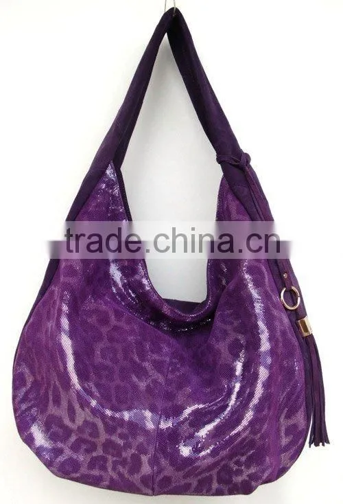 Leopard printed slough hobo 2012 ss fashion handbag