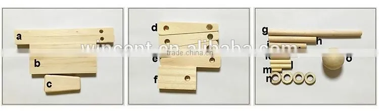 Wooden Gymnast Puzzle children educational toys