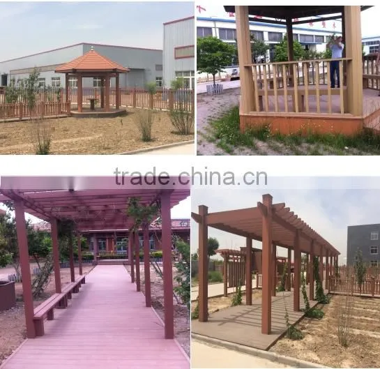 Eco Friendly WPC Balcony Pergola