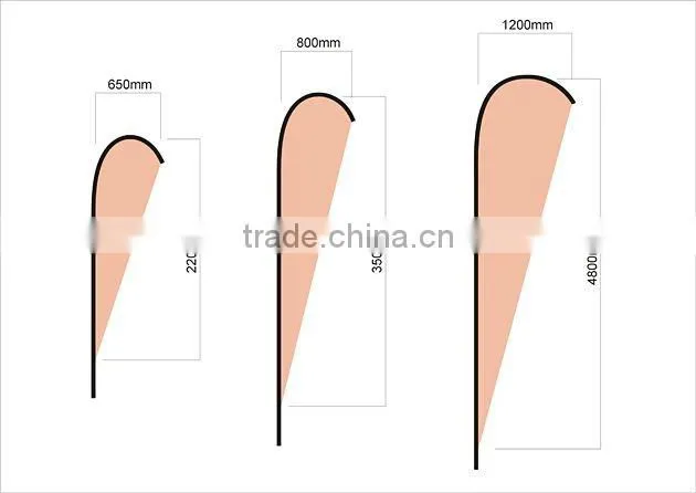 Stand Flag Outdoor Banner Advertising