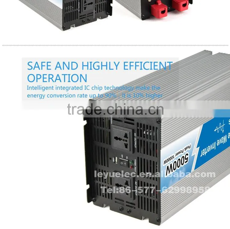 18 months warranty 5000w solar series 12v 24v 48v pure sine wave power inverter