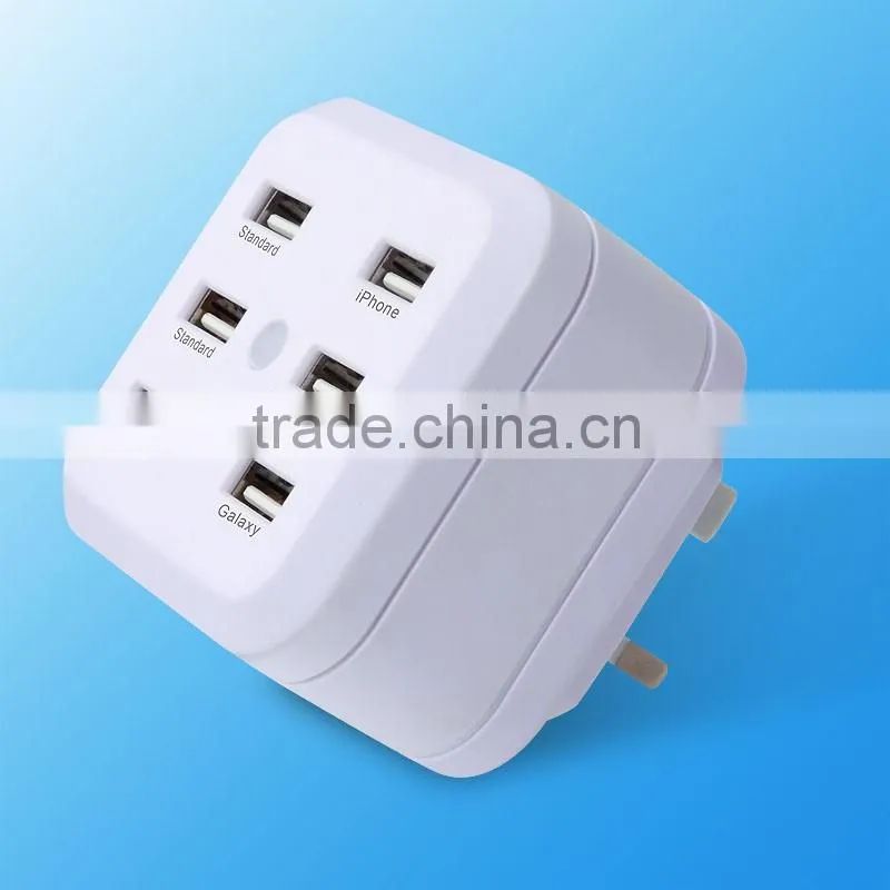 Power Adapter usb wall charger ac 100-240v widely used in office