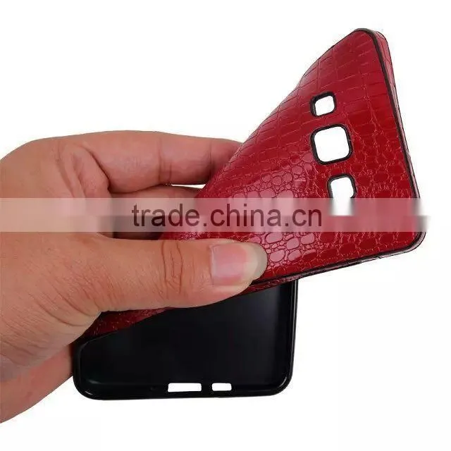 Best selling case , special wild pattern PU alligator case for samsung galaxy A5