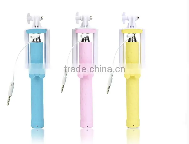 2015 Wholesale Wireless Bluetooth Control Selfie Stick Monopod Selfie Stick
