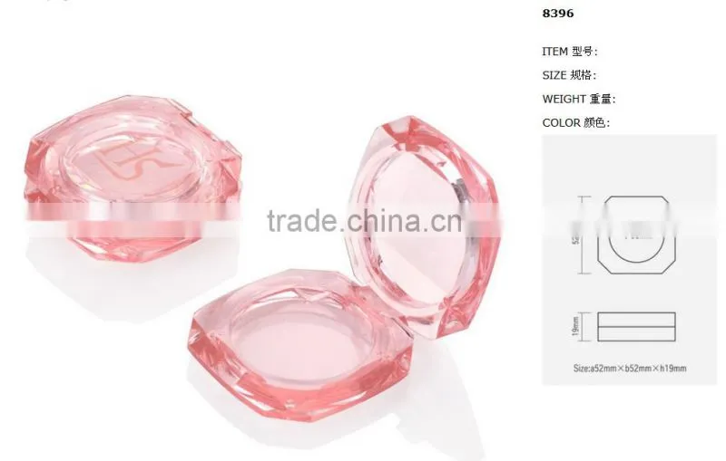 High Quality Square Make Up Compact Powder Container