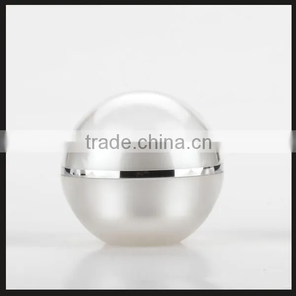 Ball Shape clear cosmetic Acrylic Jar