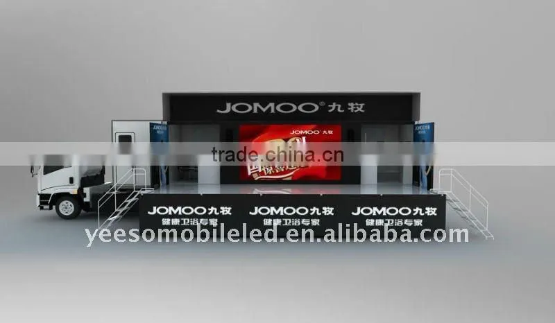 Mobile LED Container truck for Outdoor Ad, Road Show, Promotion Activities