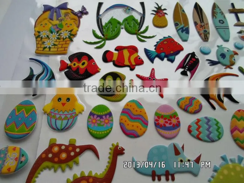 New design home decor 3D pvc sticker/crystal pvc sticker