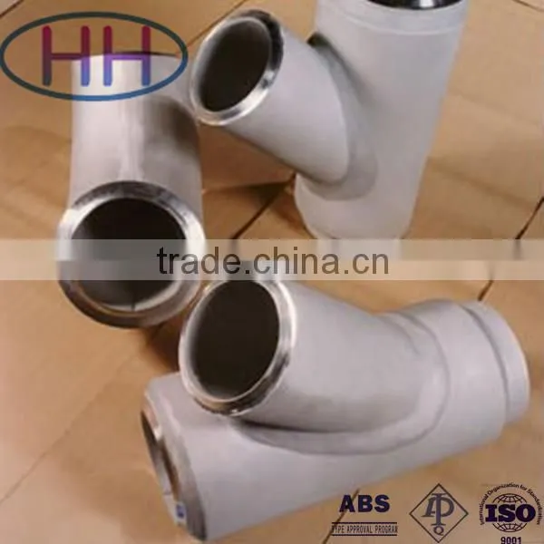 45 degree lateral reducing tee red tee pipe fitting