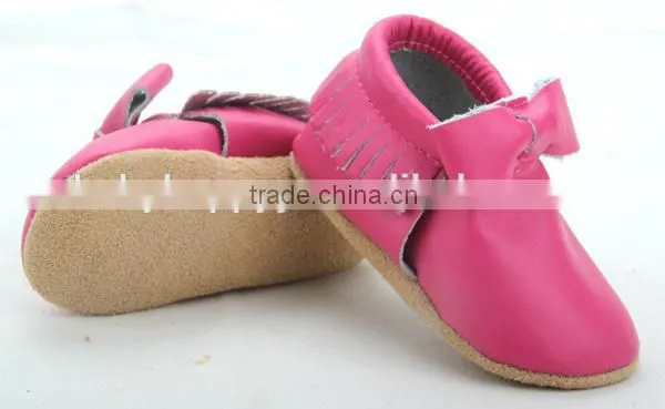 wholesale cheap leather moccasins baby shoes