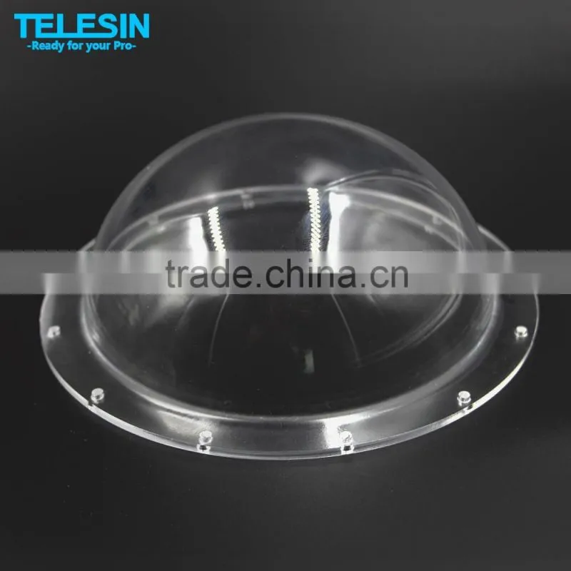 Telesin 6" Replacement Dome Port Transparent Shell Cover for the Go pro Hero3+/4 Dome port