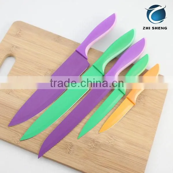 5pcs stainless steel knife set