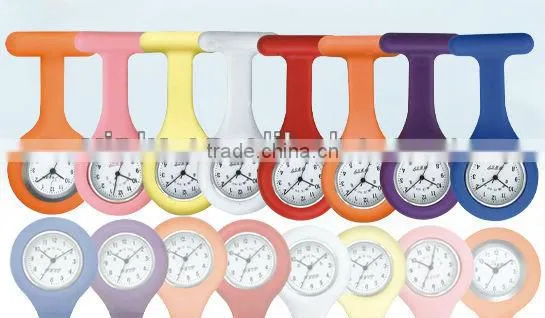 2013 new style nurse fob watches with japan movt