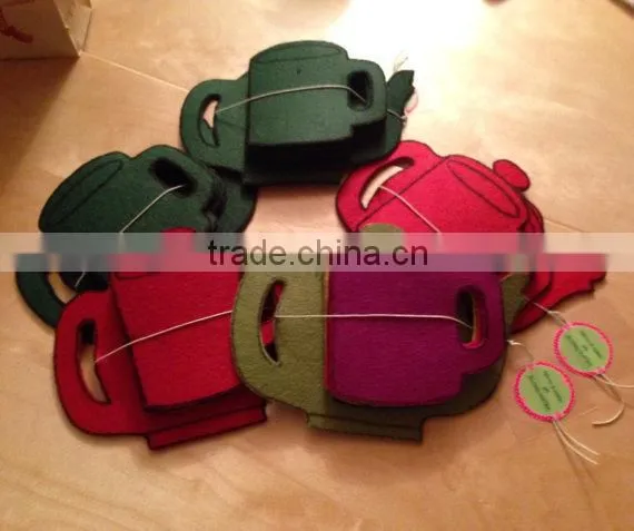 5pc /set felt table placemat