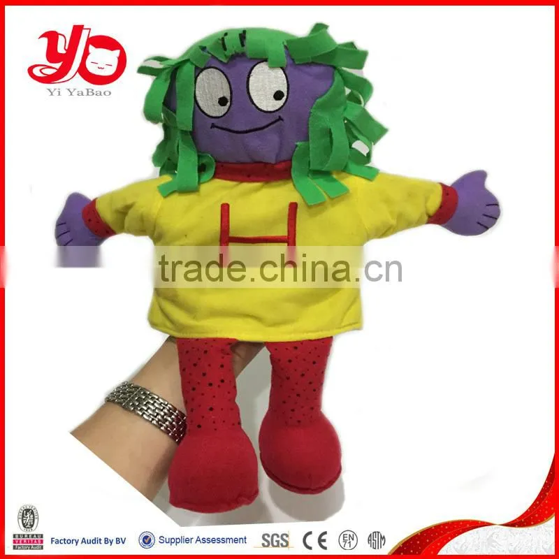 Cute custom plush puppet hand plush doll hand puppet