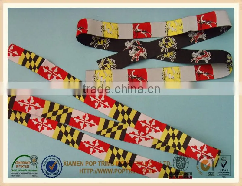 2014 new design damask ribbon with high quality