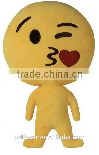 Custom Emoji funny dog toy with body