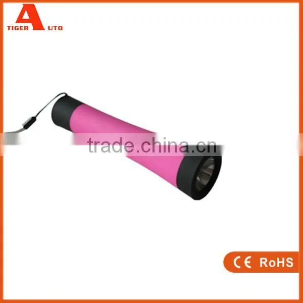 2015 wholesale dry battery Trumpet LED Flashlight Torch