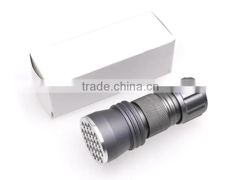 Purple Light 21 LED 395nm UV LED Flashlight for Money Detect Wholesale