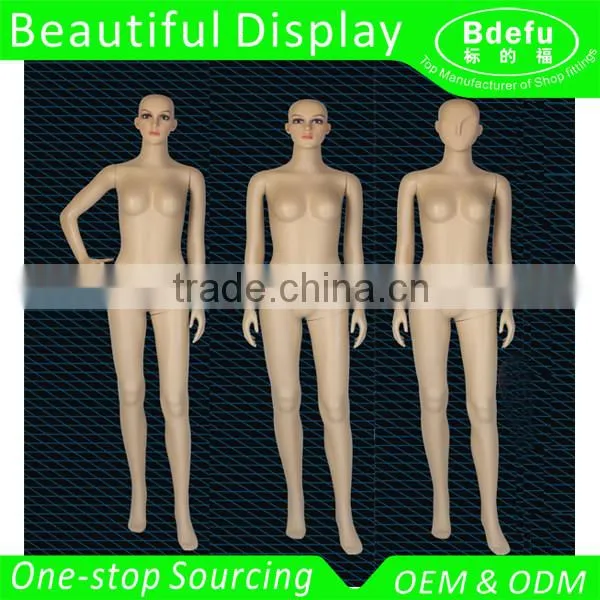Plastic Female Mannequin Women Dress Model