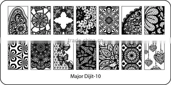 Amazing nail art stamp plate design,high quality custom nail art stamping plates