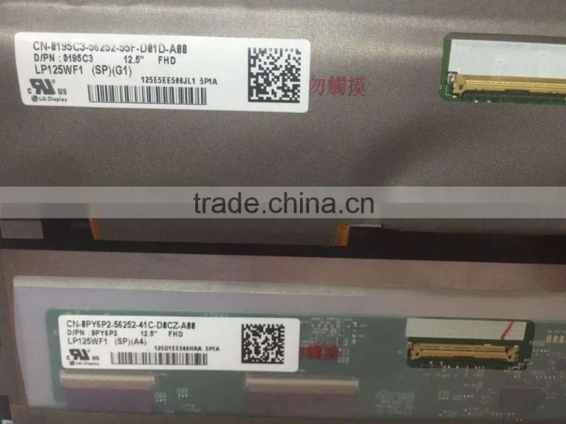12.5" screen LP125WF1(SP)(G1) for Latitude E7250 LCD Screen LED YD7WY 0195C3 FHD Touchscreen