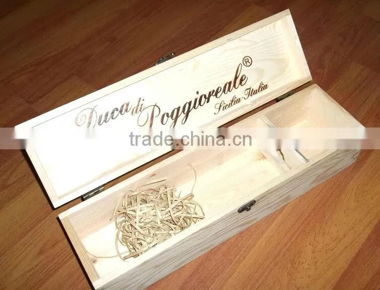 Single bottle High-class customized wooden Sweet-White Wine Box