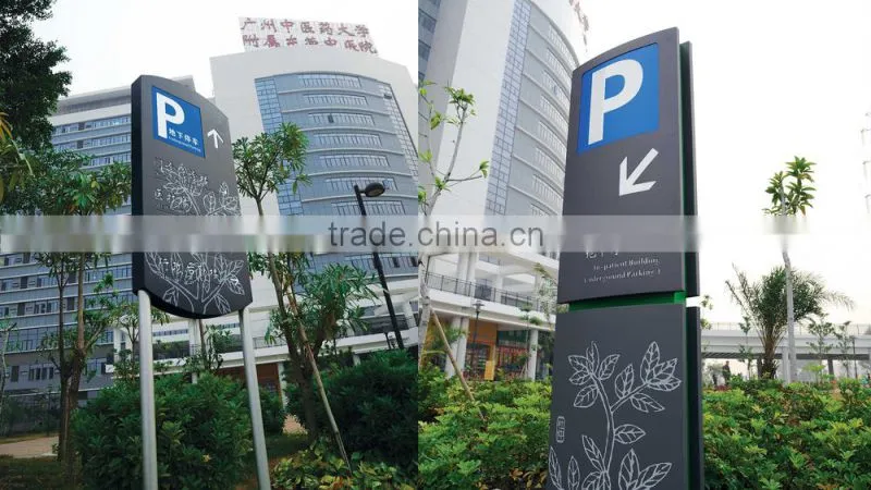 outdoor advertising aluminum led pylon sign
