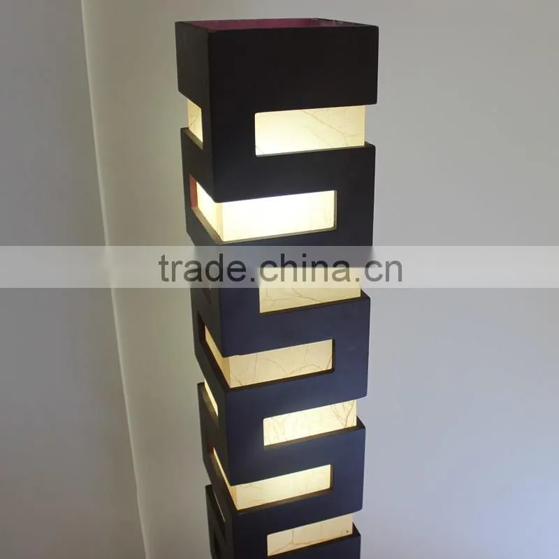 2016 saving engergy wholesale modern wooden floor lamp