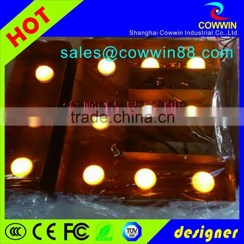 Outdoor LED Lighted Marquee Sign Metal Alphabet letter Good quality