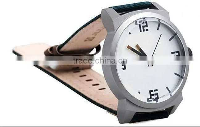 lover's watch leather wrist watch