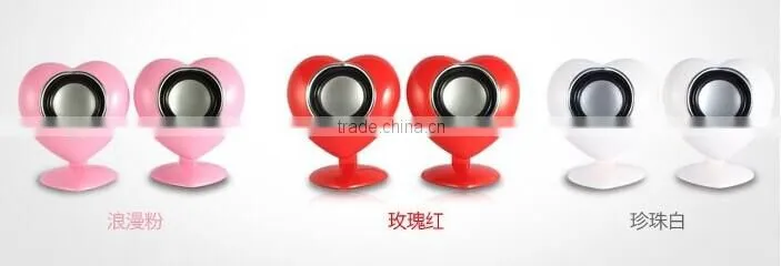 Top Selling Company Gift items usb Plastic Speakers 2014