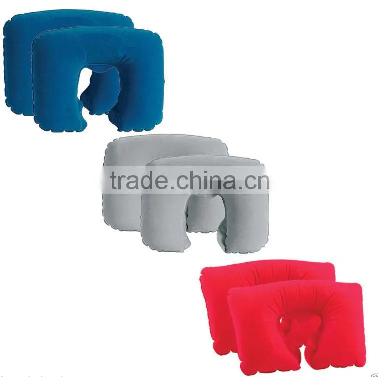 Fashionable U-shap inflatable air travel pillow