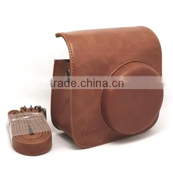 Brown camera case bag for mini 8