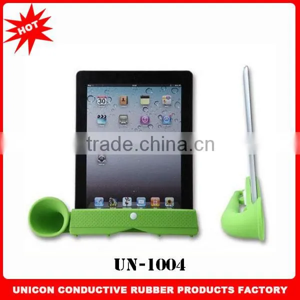2014 Hot products silicone horn speakers for ipad