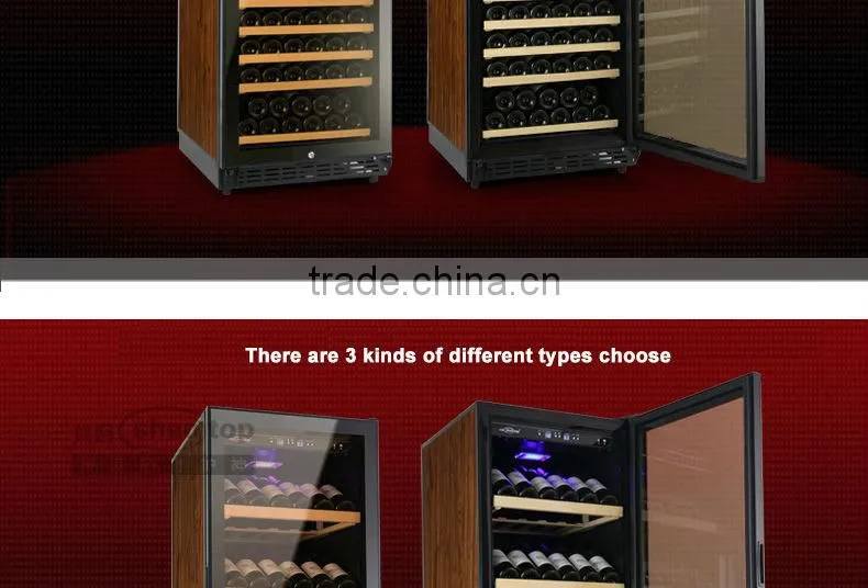 Shentop 168-bottle humidity wine cooler with luxury touch STH-G168UA steel handle refrigerated wine dispenser Compressor Cooler