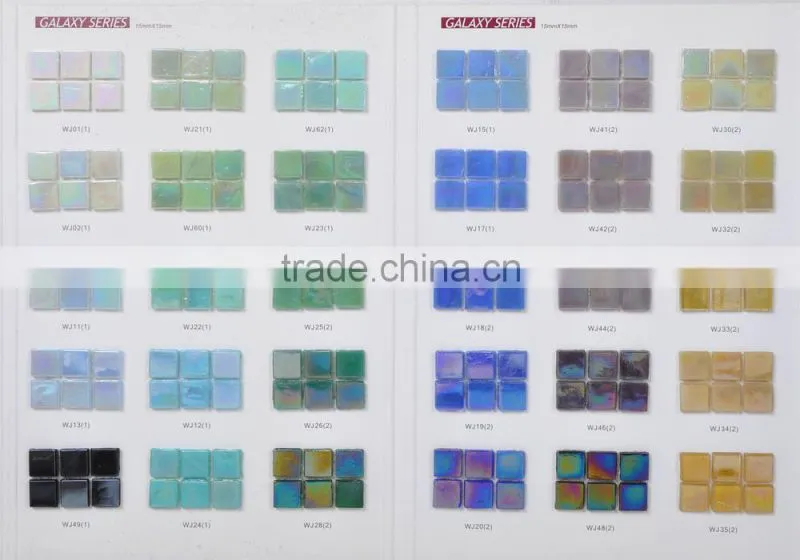 Glod & Blue Glass Mosaic Designs Pictures
