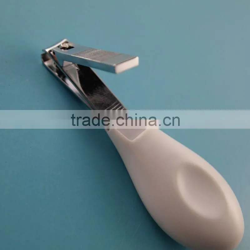 ZJQ-068 Mini carbon steel with long plastic handle baby nail cover clipper