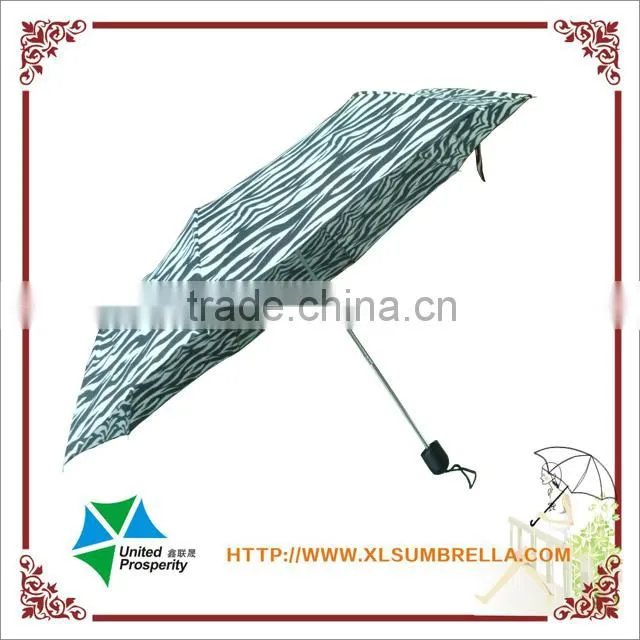 zebra stripes convenient handbag umbrella