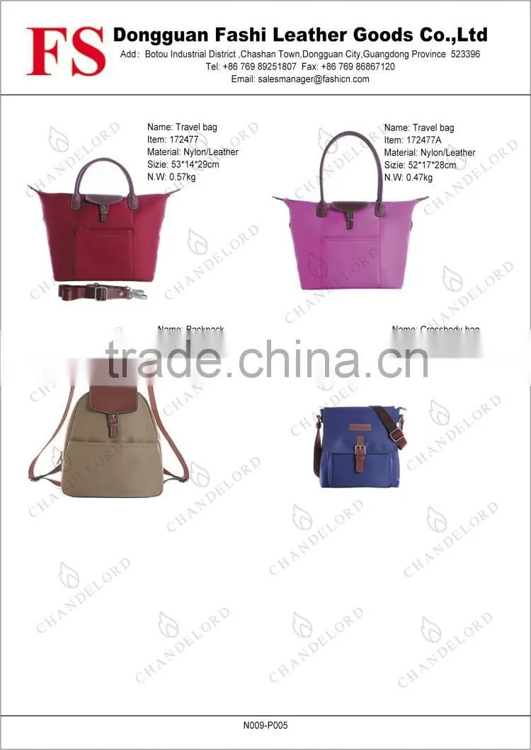 hot selling unisex soft kakhi vintage nylon backpacks
